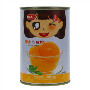 桃美人糖水黄桃罐头