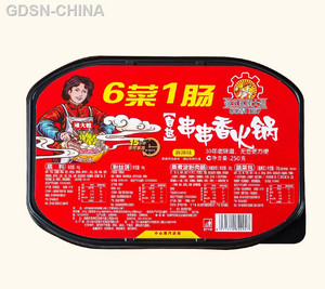 钢五区顾大姐麻辣味6菜1肠自热串串香火锅
