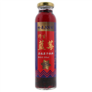 岭森88粒野生蓝莓果粒果汁饮料
