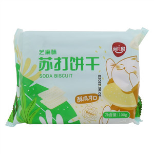 润之家苏打夹心饼干（芝麻味）