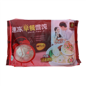 小尾羊速冻早餐牛肉馅馄饨