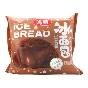 鸿喆巧克力味冰面包
