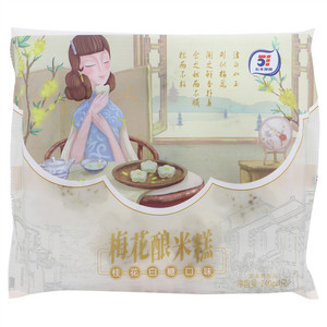 五丰冷食桂花白糖口味梅花酿米糕
