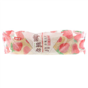 桃李雪双心草莓优酪味双馅面包