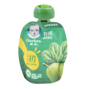 雀巢嘉宝有机菠菜梨泥