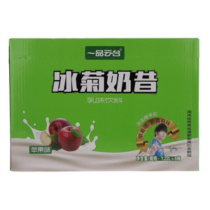 一品云台苹果味冰菊奶昔乳味饮料