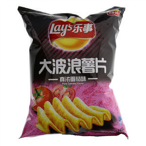 乐事大波浪薯片真浓番茄味145克*14包