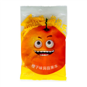 橙子味蒟蒻果冻