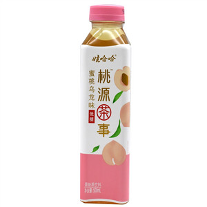 娃哈哈桃源茶事蜜桃乌龙味果味茶饮料