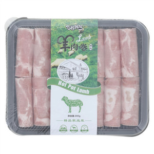 巧林牧场200g羊肉卷（盒）