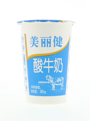 美丽健原味酸牛奶180g