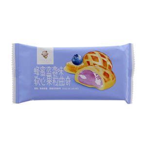 鲁旺人家蜂蜜蓝莓味软心果粒曲奇