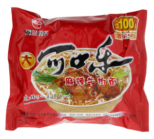 亚兰食品麻辣牛肉面