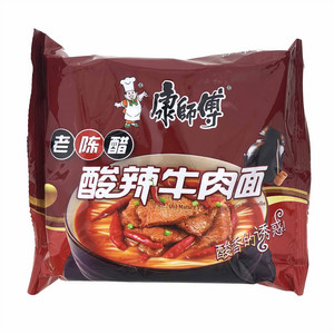 康师傅老陈醋酸辣牛肉面