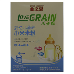谷之爱 乐谷维 婴幼儿营养小米米粉 DHA+ARA