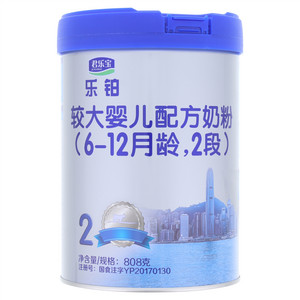 君乐宝乐铂较大婴儿配方奶粉（6-12月龄，2段）