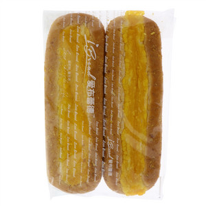 爱布蕾德奶黄条情侣装面包