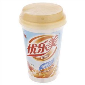 80克优乐美蜜桃味椰果奶茶