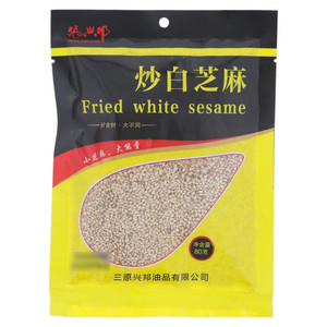 张兴邦炒白芝麻