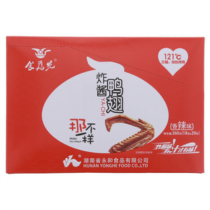360g食为先鸭翅香辣味