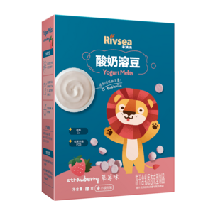 禾泱泱草莓味酸奶溶豆