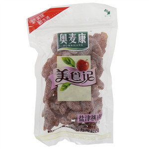 200g奥麦康盐津桃肉