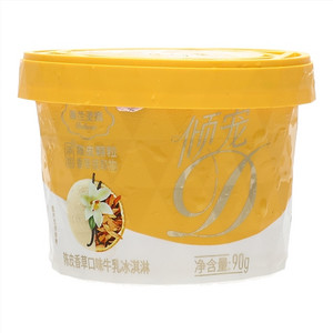 蒂兰圣雪陈皮香草口味牛乳冰淇淋