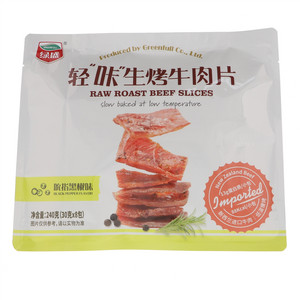 绿盛轻咔吮脂黑椒味生烤牛肉片