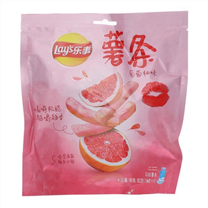 乐事真脆薯条葡萄柚味16克*5包
