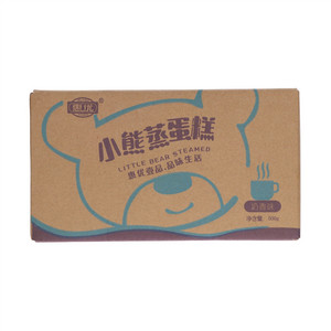 惠优奶香味小熊蒸蛋糕