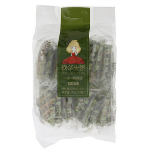 香当当抹茶味软华夫饼糕点
