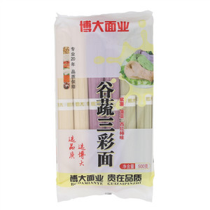 博大谷蔬三彩面500g