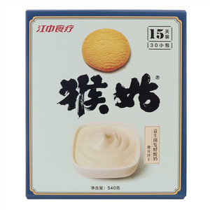 猴姑益生菌发酵酸奶曲奇饼干
