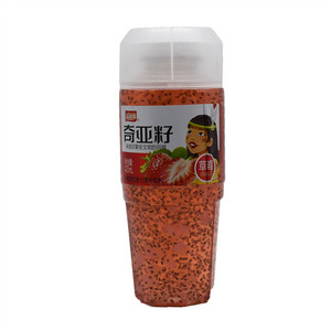 草莓味草莓奇亚籽果粒复合果汁饮料