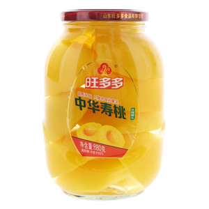 旺多多冰糖黄桃罐头