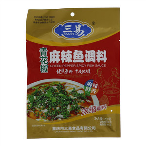 三易青花椒麻辣鱼调料