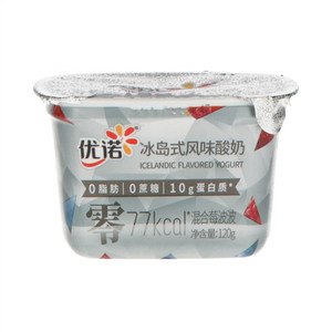 优诺冰岛式混合莓波波风味酸奶