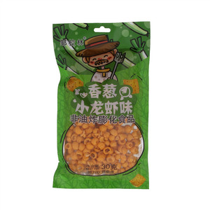 邹校林香葱小龙虾味非油炸膨化食品