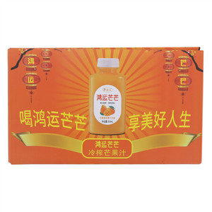 开运红鸿运芒芒芒果复合果汁饮料
