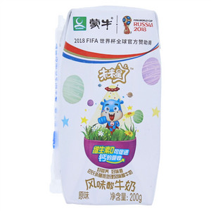 蒙牛未来星巴氏杀菌热处理风味原味酸牛奶