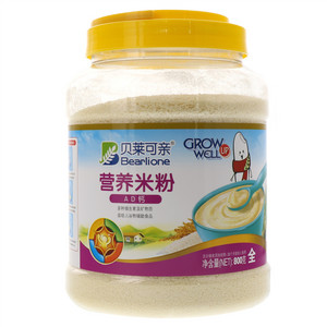 贝莱可亲AD钙营养米粉