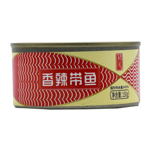 珺润香辣带鱼罐头