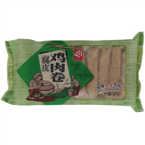 双骏美食腐皮鸡肉卷