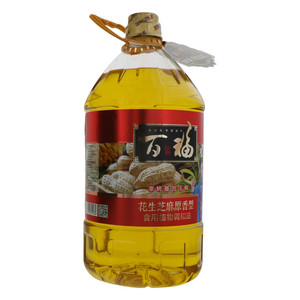 百茗福花生芝麻原香型食用植物调和油