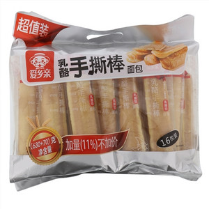 爱乡亲乳酪馅手撕棒面包
