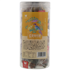 几何花草红枣菊花茶