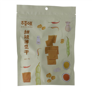 百草味甜辣薄豆干