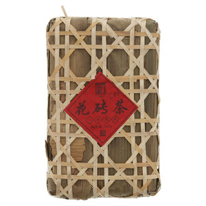 白沙溪1939八年陈料篾篓花砖茶