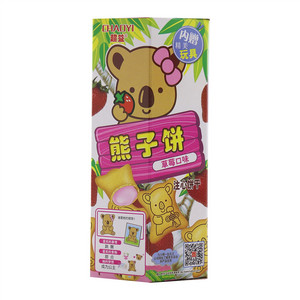 熊子饼（草莓味注心饼干）