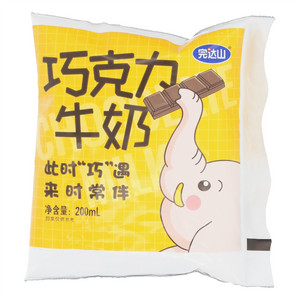 完达山巧克力牛奶